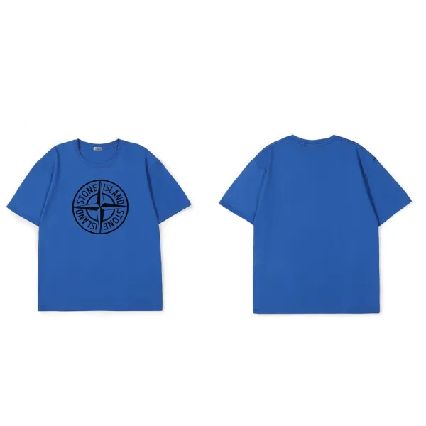 Stone Island Compass Logo T-Shirt Gray - 38