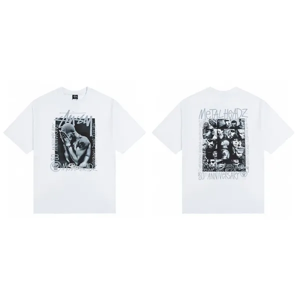 Stussy x Metallica 30th Anniversary Graphic T-Shirt White - 1