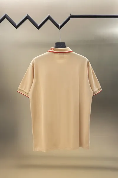 Design Classic Collar Polo White with Beige and Red Trim Polo Tops Polo - 14