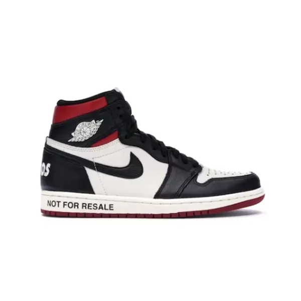 Air Jordan 1 High OG 'Not For Resale' Black White Red Sneakers Basketball Shoes - 1