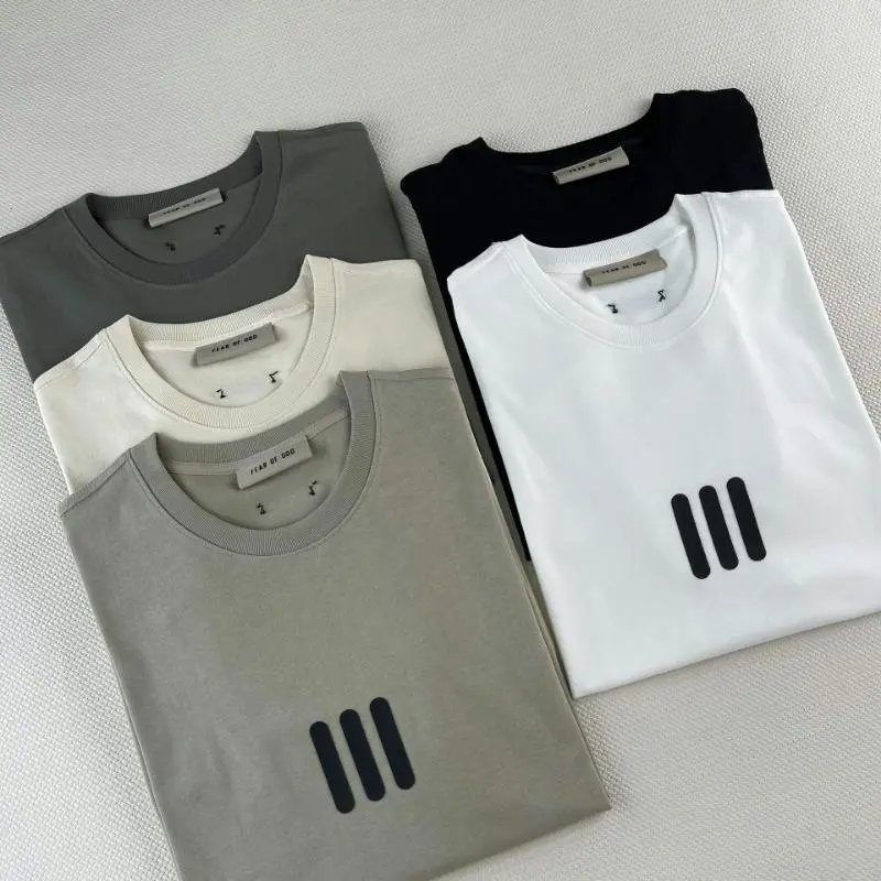 Fear of God Essentials Three-Stripe Shorts Gray - 20