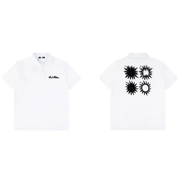 Louis Vuitton Sunburst Polo White Tops Polo - 1