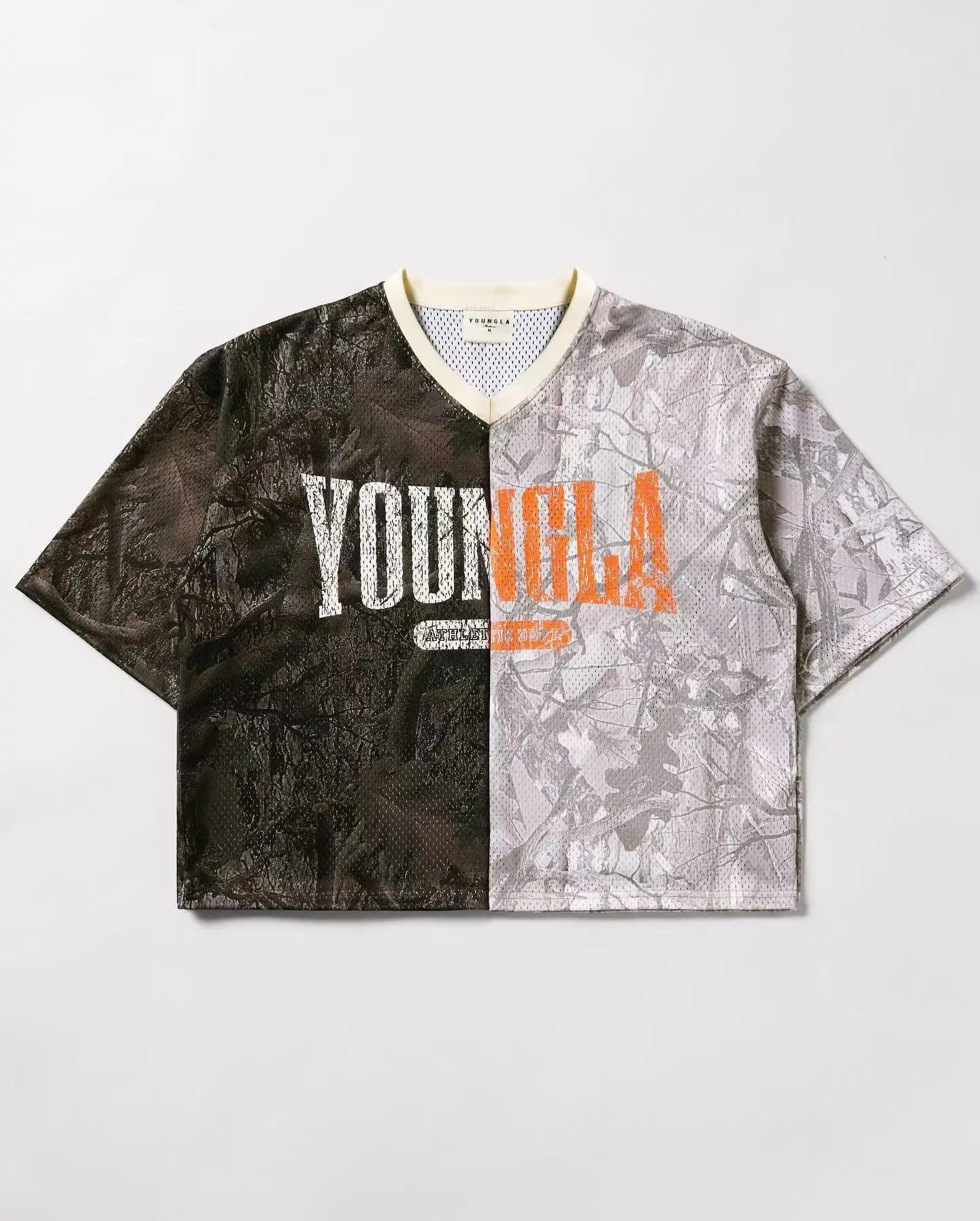 Design YOUNGLA Skull Mesh Jersey Navy Jersey - 19