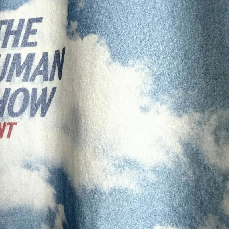 Saint Tears The Truman Show Graphic Print Oversized T-Shirt White - 11