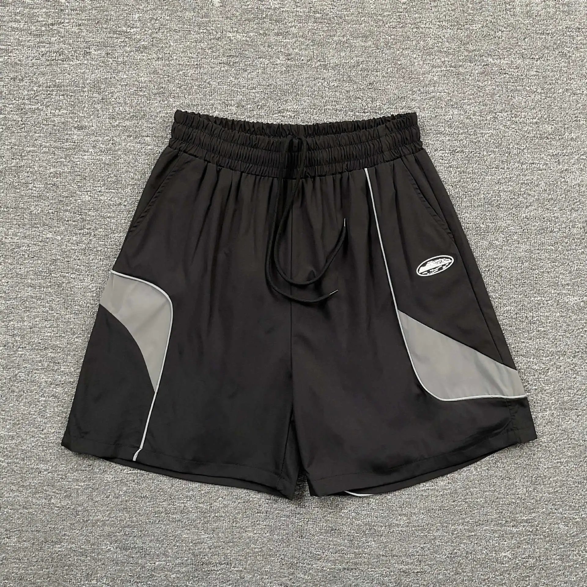 Design Performance Shorts Teal with Gray Panels - 6