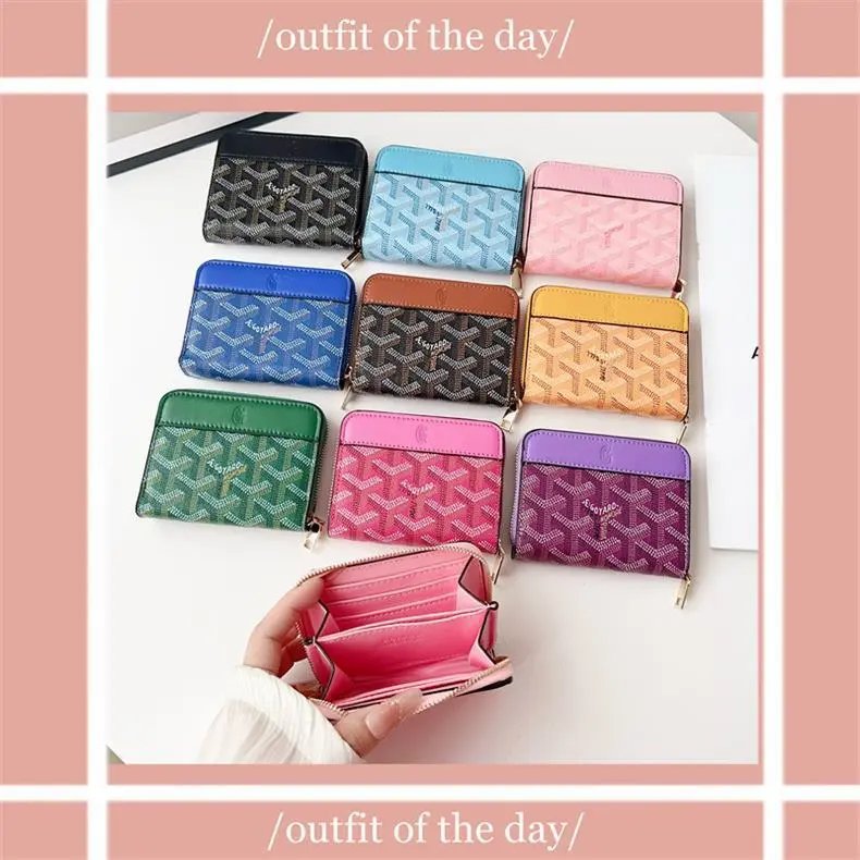Goyard Saint Louis Mini Wallet Purple Short Wallet - 15