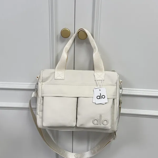 Alo Mini Boston Bag Mustard Yellow Handbag - 16