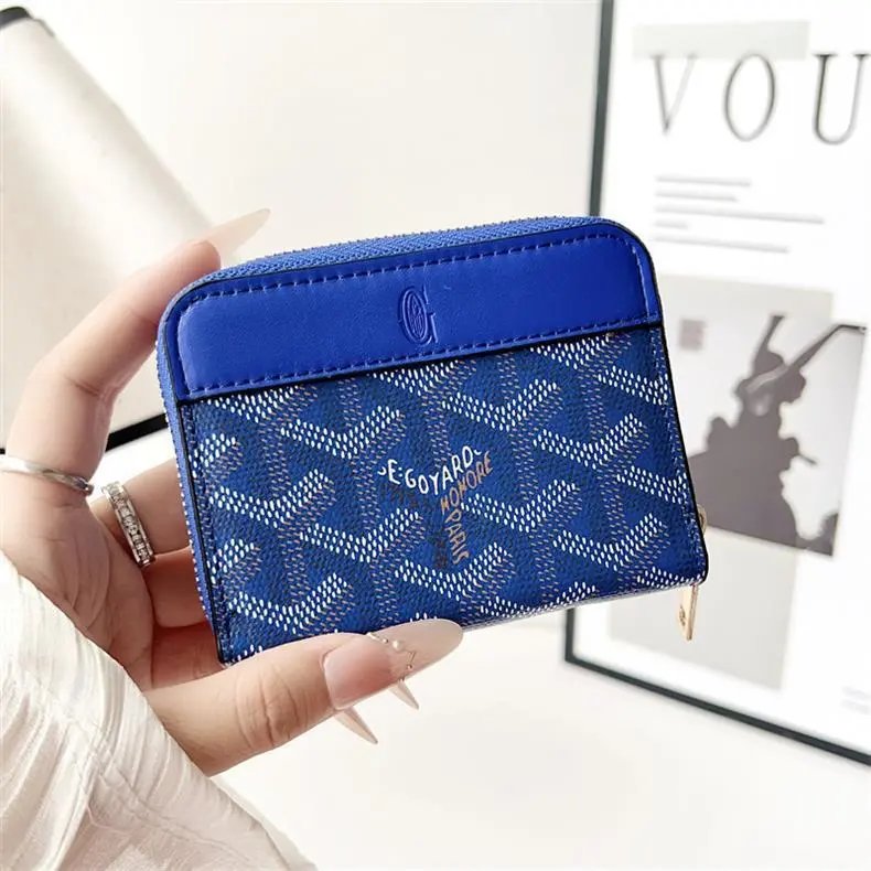 Goyard Saint Louis Mini Wallet Purple Short Wallet - 6