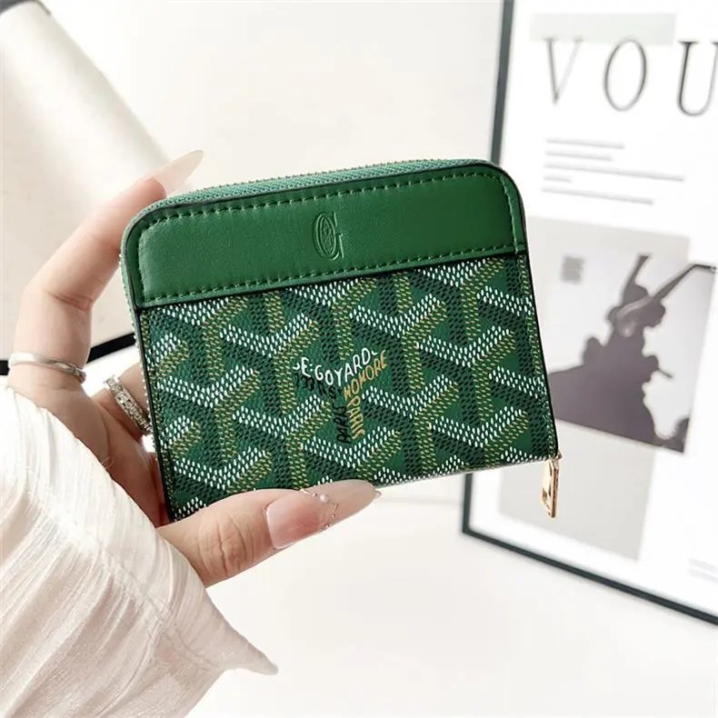Goyard Saint Louis Mini Wallet Purple Short Wallet - 8