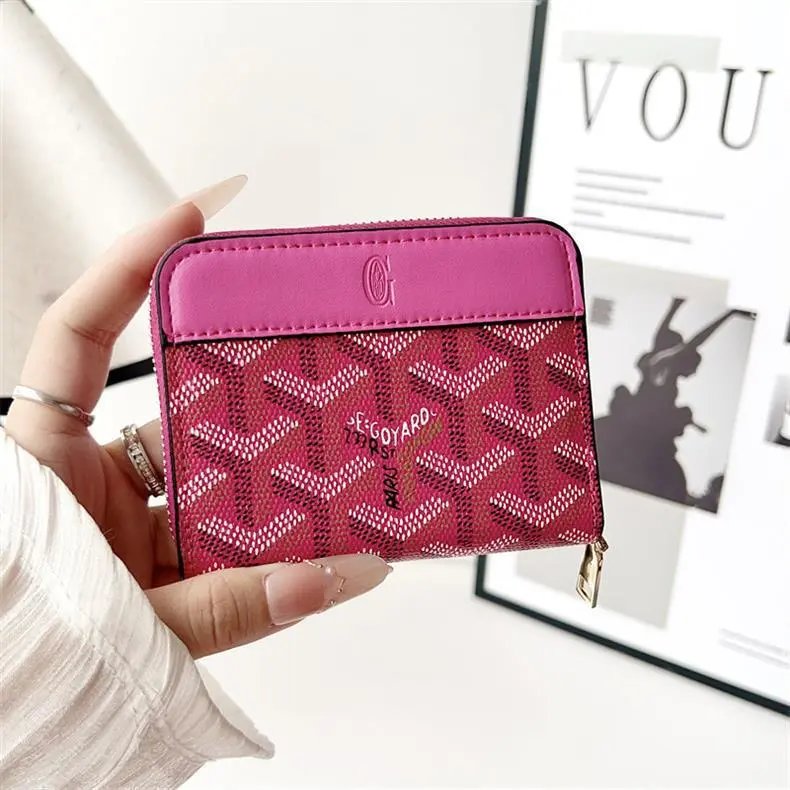 Goyard Saint Louis Mini Wallet Purple Short Wallet - 9