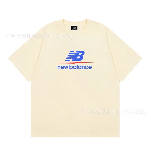 New Balance Logo Graphic T-Shirt Beige T-Shirt - 1