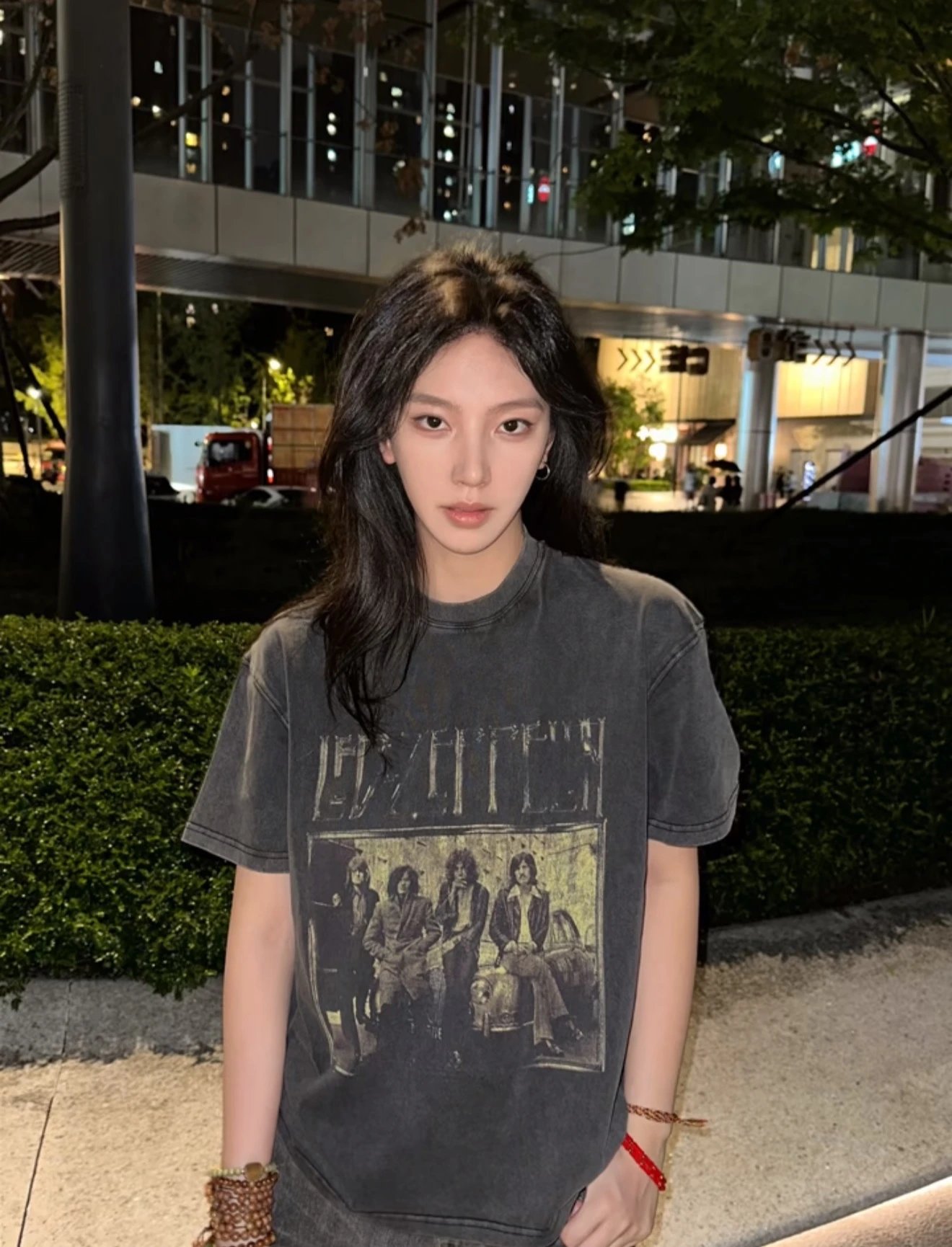 Design Led Zeppelin Band Photo Vintage Wash T-Shirt T-Shirts - 11