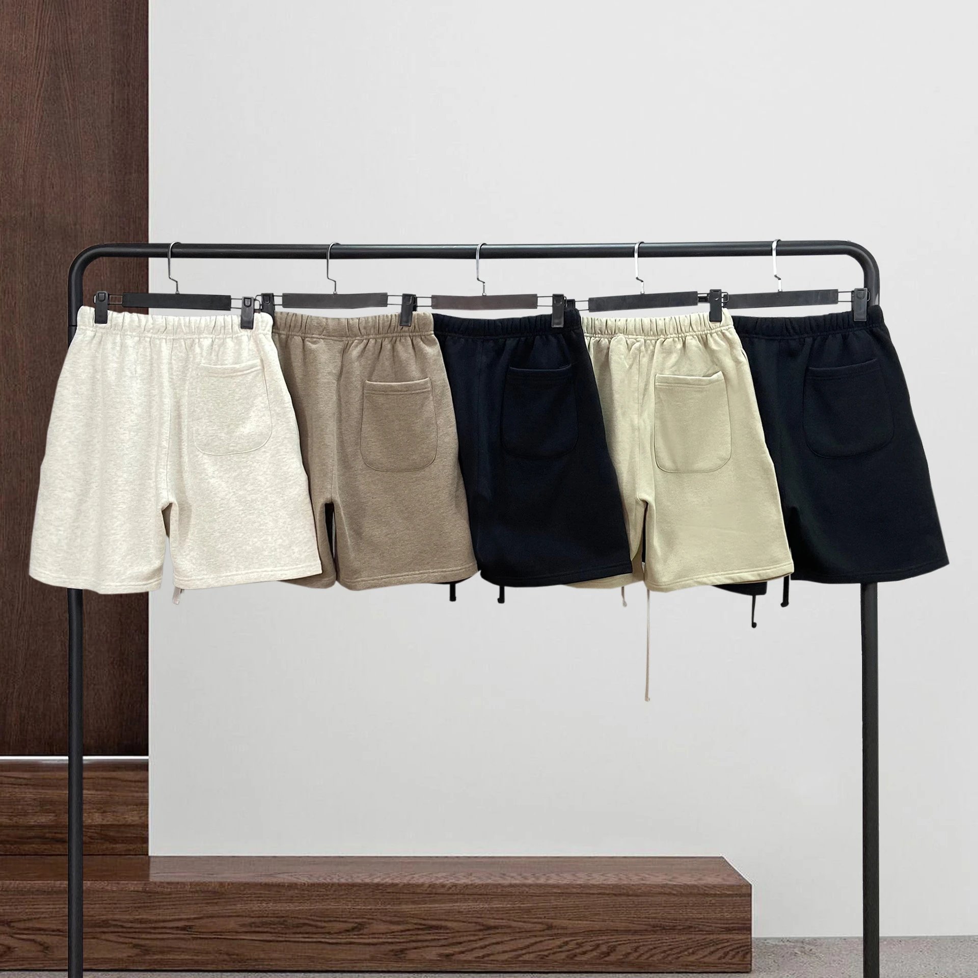 Fear of God Essentials Number 26 Black Sweat Shorts - 4
