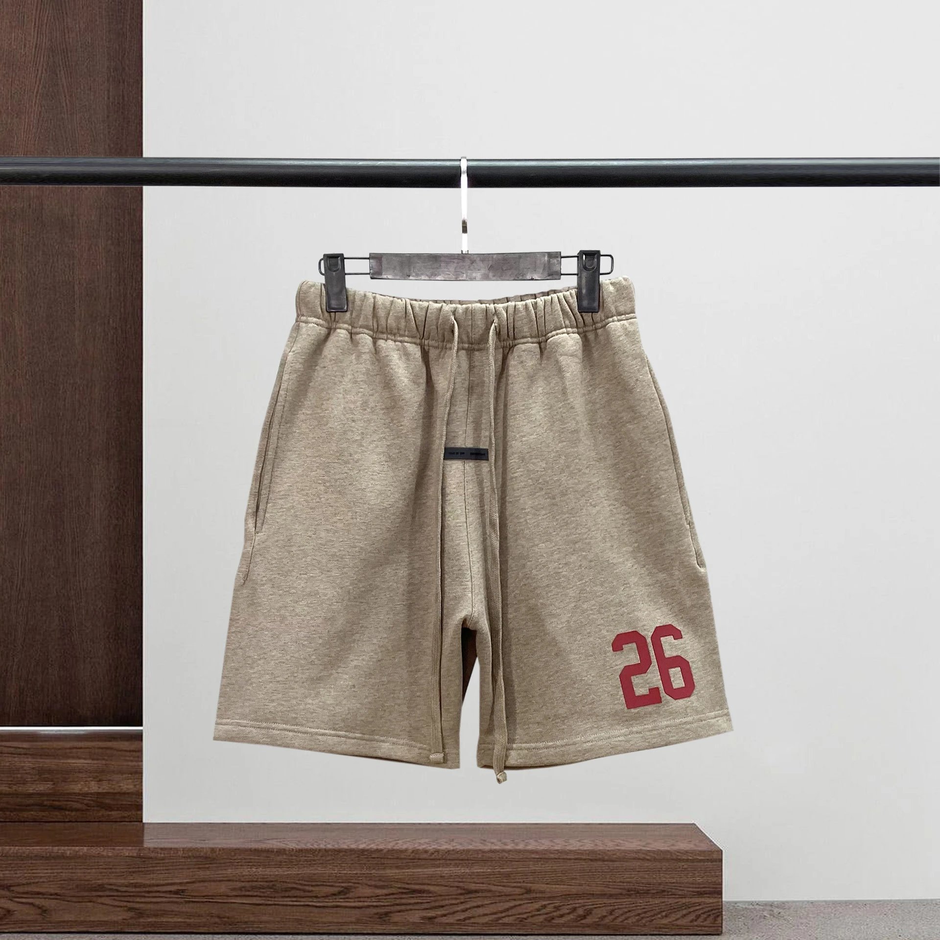 Fear of God Essentials Number 26 Black Sweat Shorts - 7