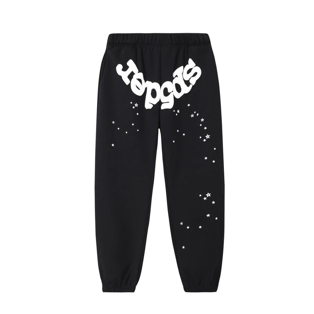 SP5DER Outline Star Black Hoodie - 38