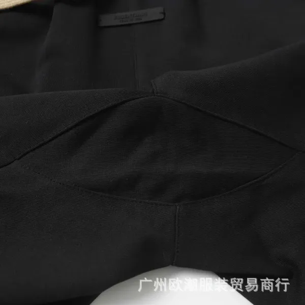 Fear of God Essentials Arch Logo Black T-Shirt and Shorts Set - 23