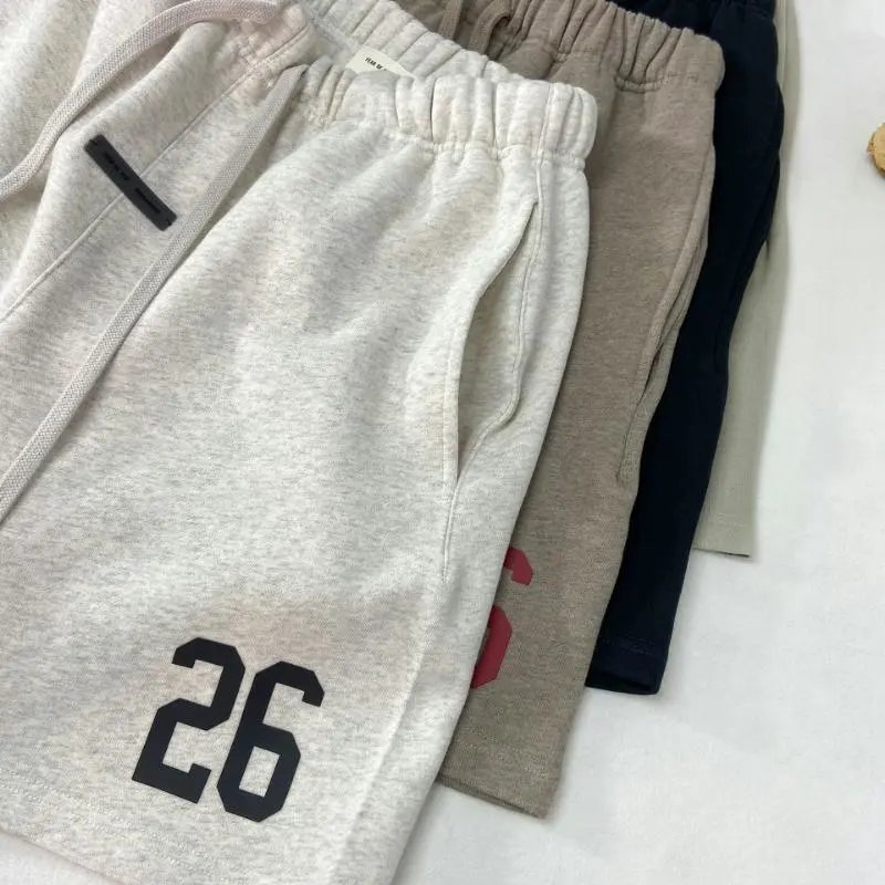 Fear of God Essentials Number 26 Black Sweat Shorts - 14