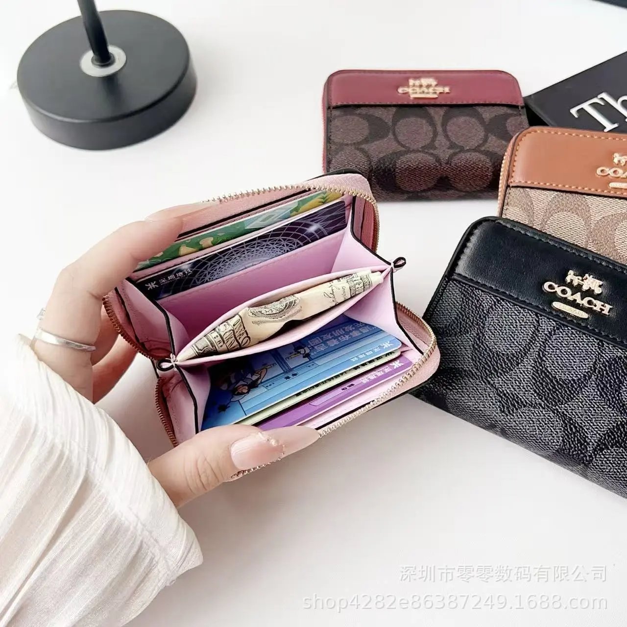 Coach Signature C Short Wallet - 7