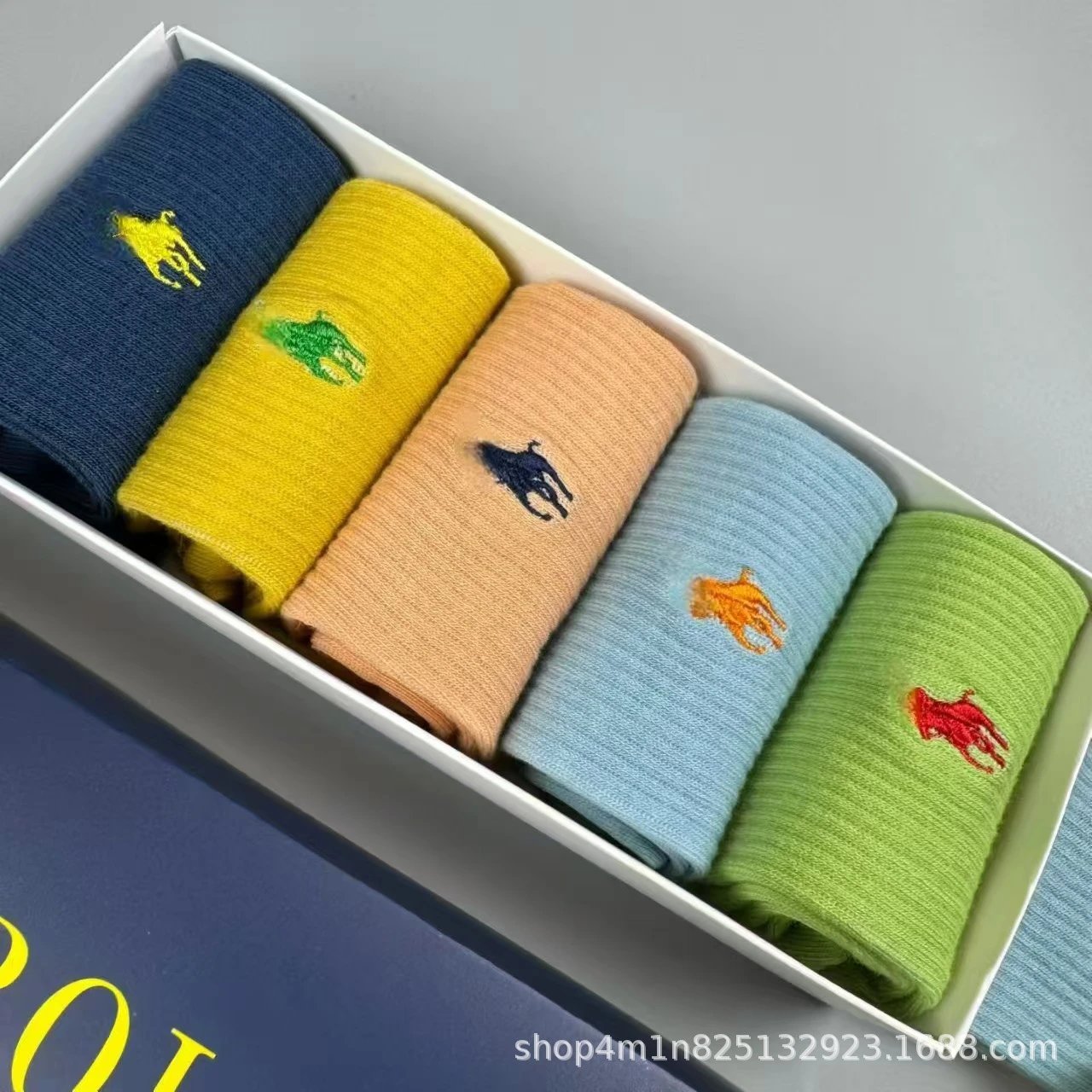 Polo Ralph Lauren Classic Crew Socks Multicolor Pack - 5