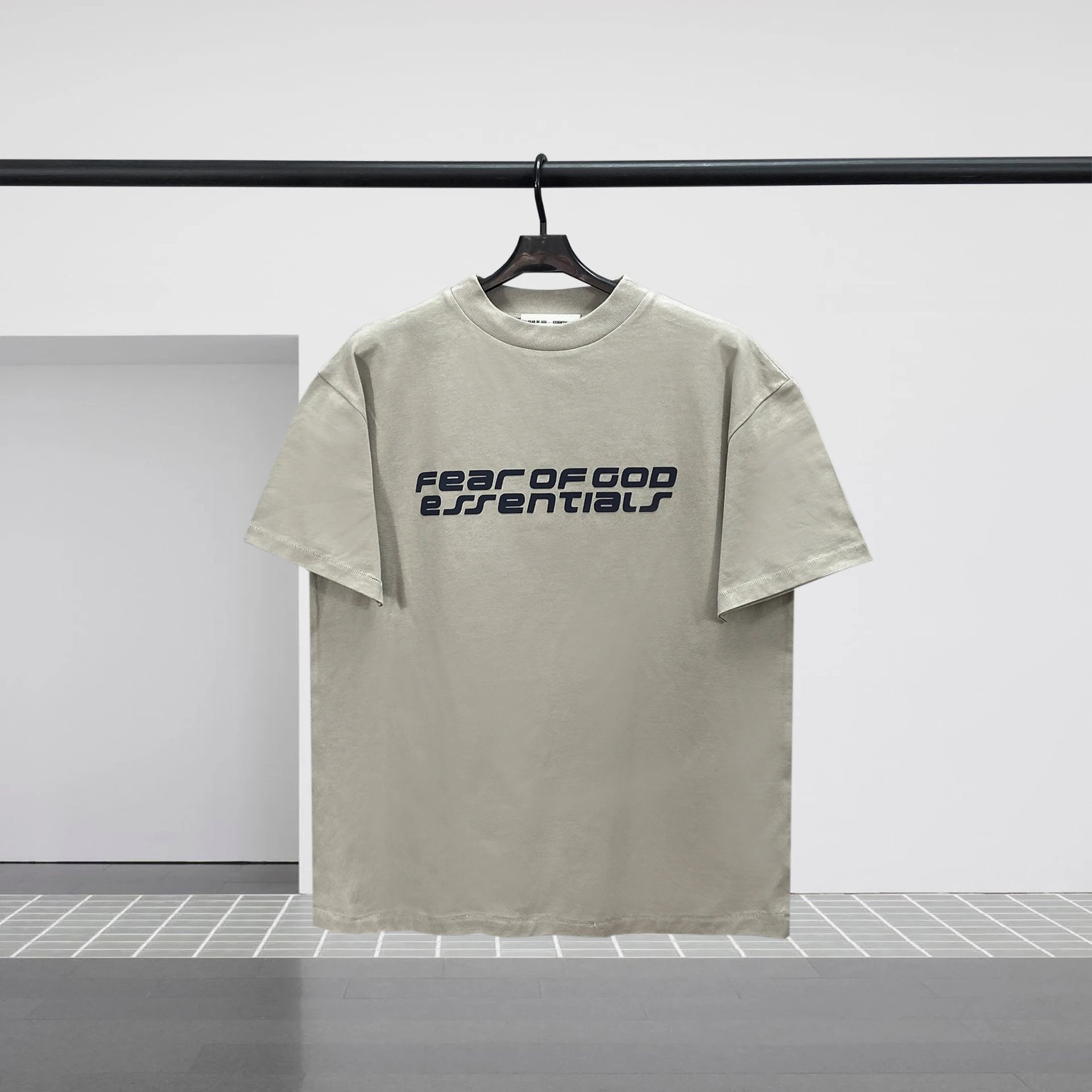 Fear of God Essentials Logo Graphic T-Shirt Gray - 10