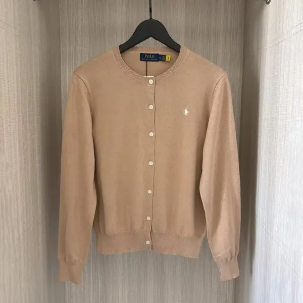 Polo Ralph Lauren Classic Cotton Cardigan Beige Cardigan - 1