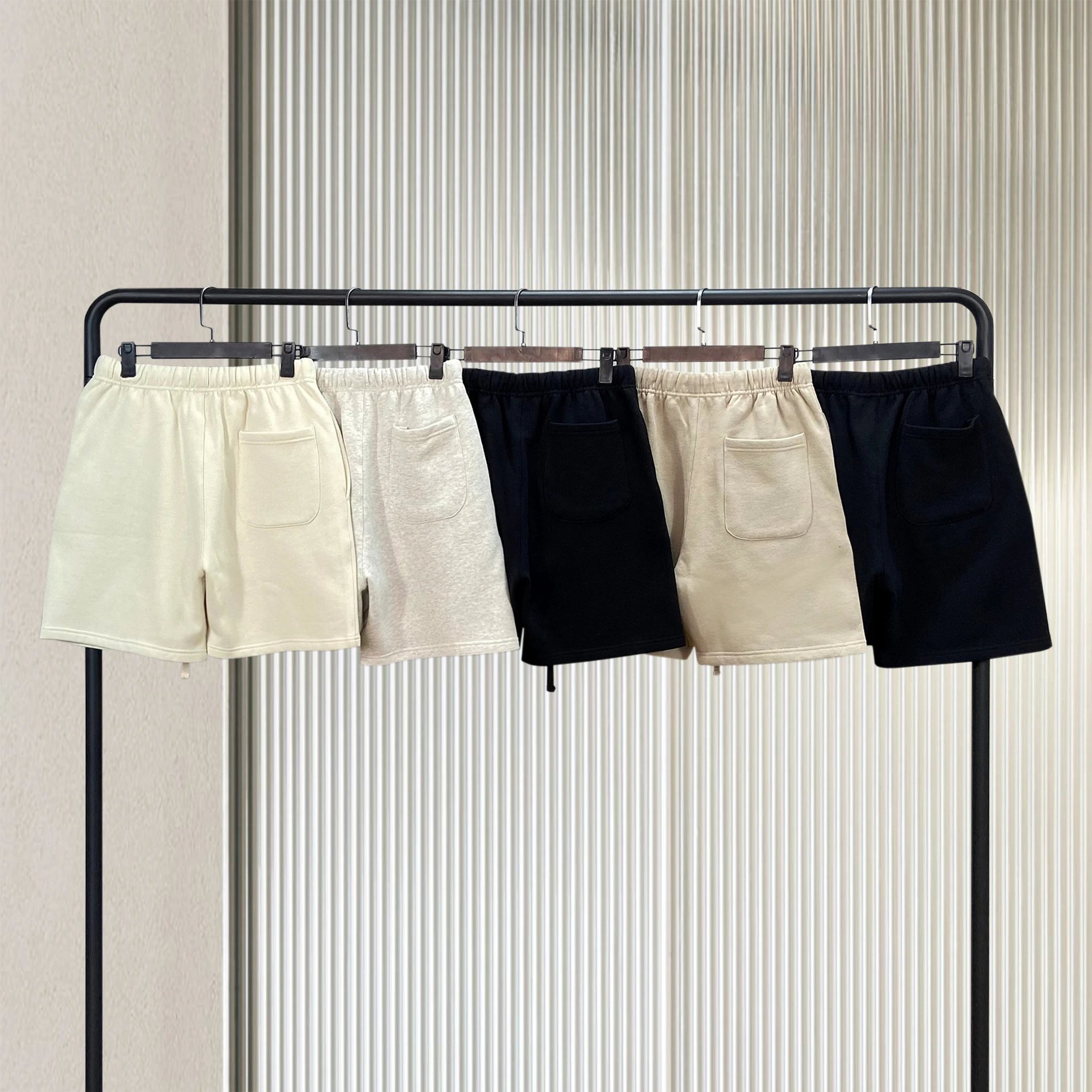 Fear of God Essentials Relaxed Fit Heather Gray Sweat Shorts - 4
