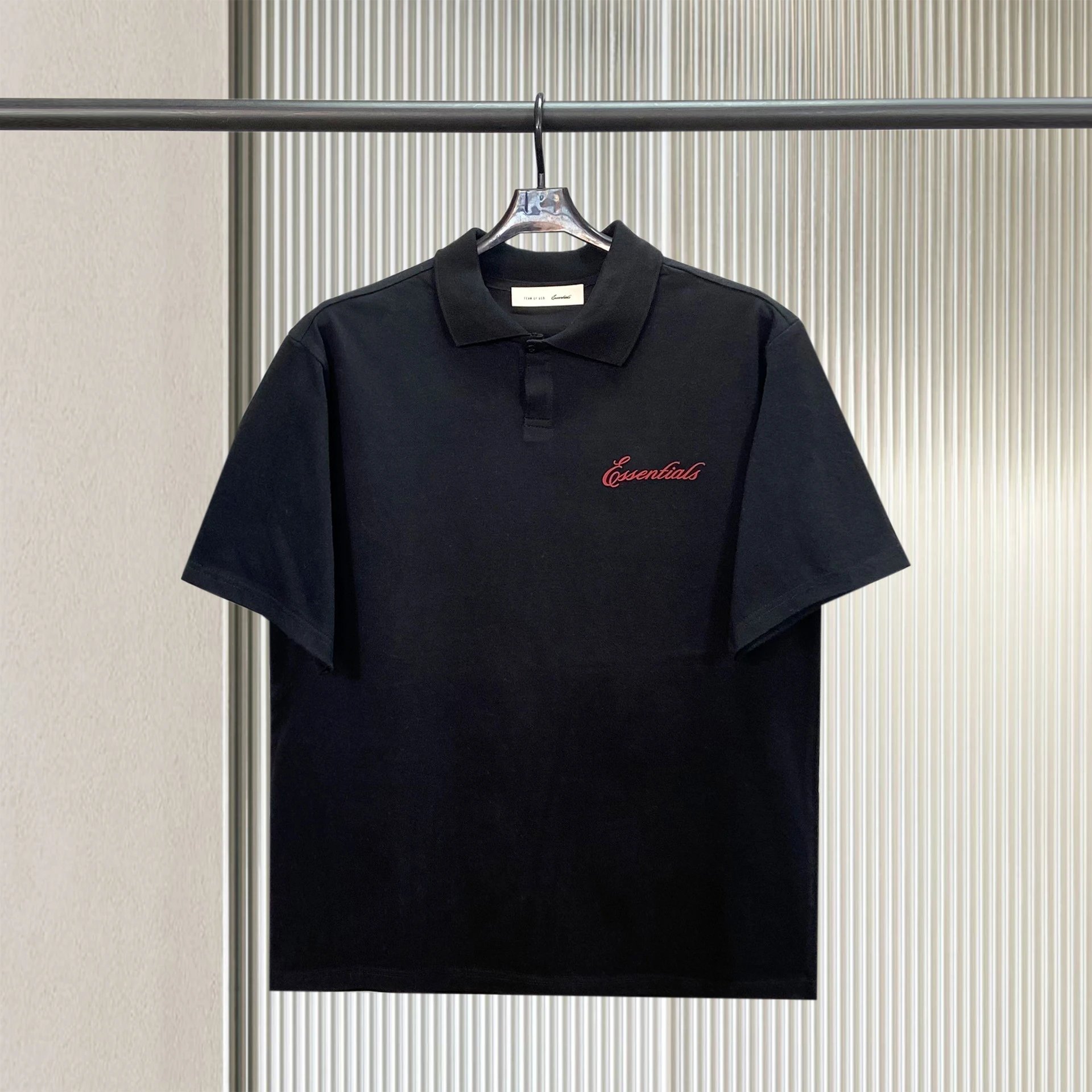 Essentials Logo Embroidered Polo Brown Polo Shirt - 6
