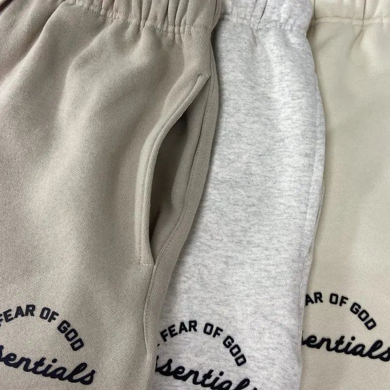 Fear of God Essentials Relaxed Fit Heather Gray Sweat Shorts - 11