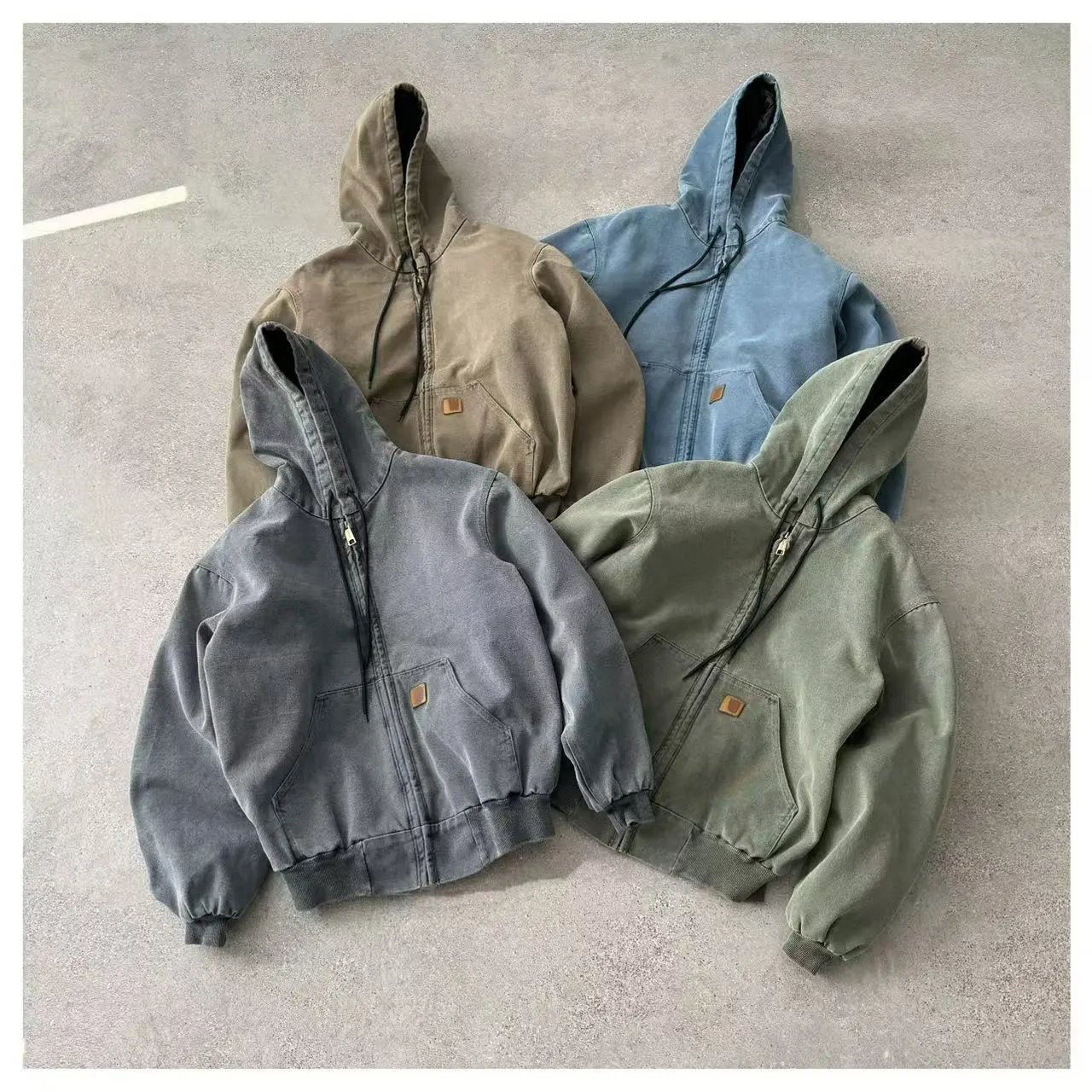 Carhartt Work In Progress Carhartt WIP Active Jacket Black Hooded Outerwear - 7