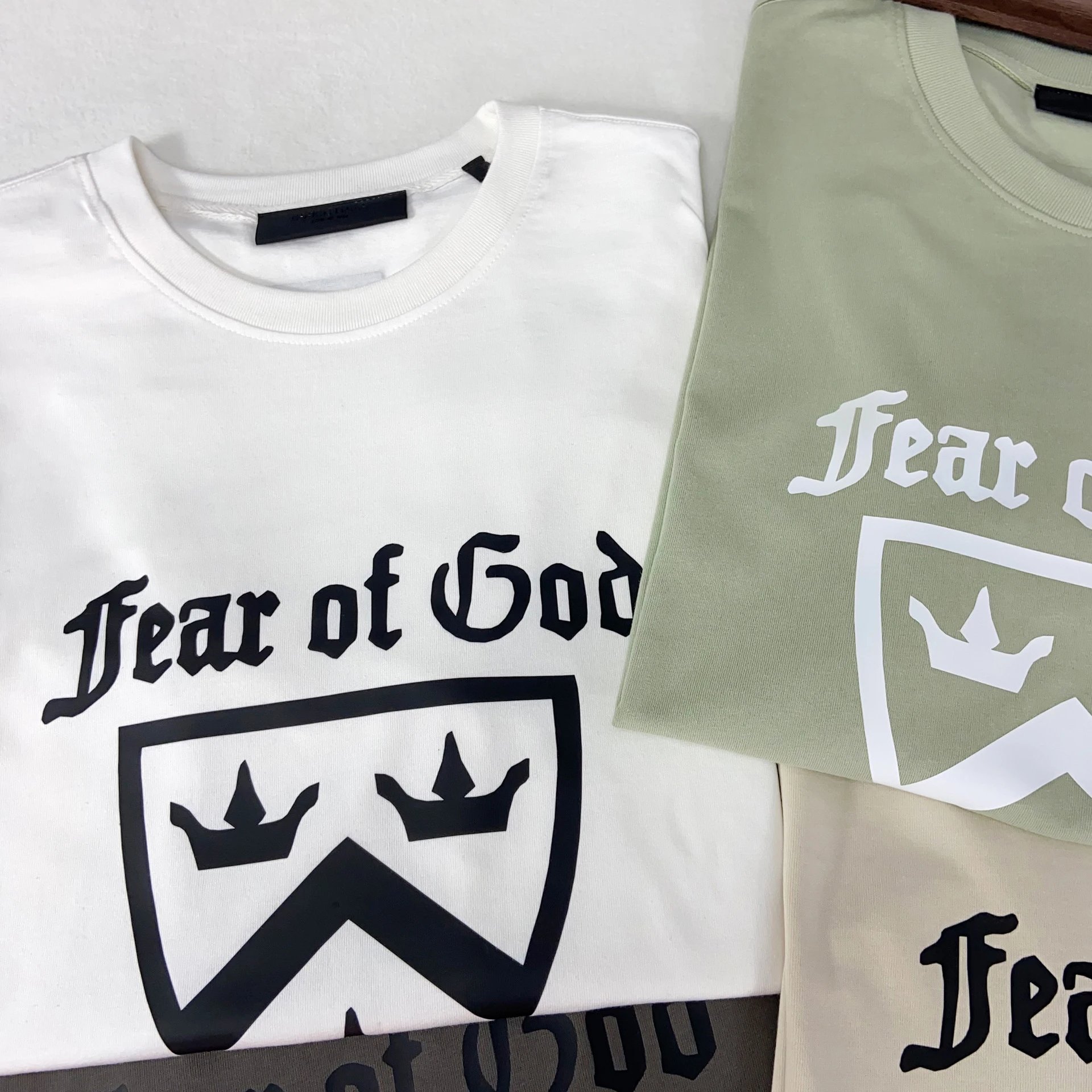 Fear of God University Beige T-Shirt - 11