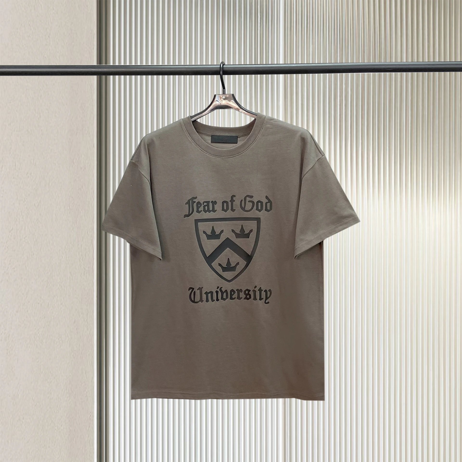 Fear of God University Beige T-Shirt - 10