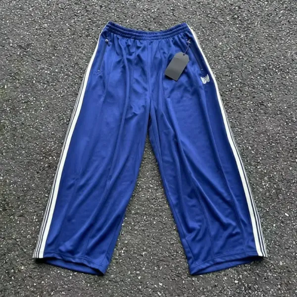 Adidas Originals Track Pants Royal Blue with White Stripes Sweatpants - 1
