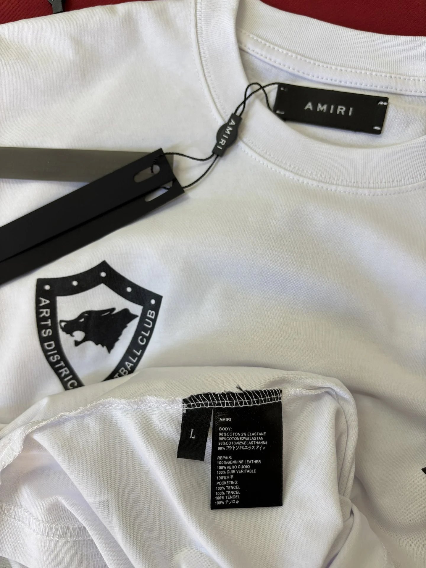 Amiri Football Club Graphic T-Shirt White - 23