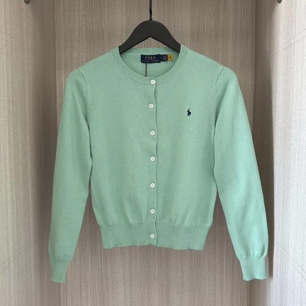 Polo Ralph Lauren Classic Knit Cardigan Mint Green - 1