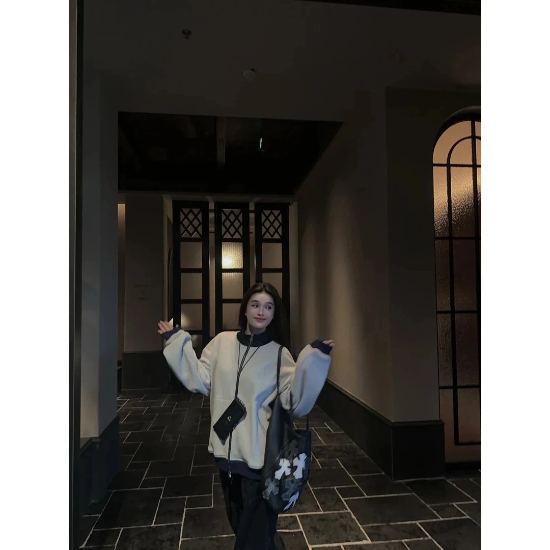 Design LOGR Waffle Knit Jacket with Ornamental Embroidery Beige and Navy Outerwear Outerwear Jacket - 3