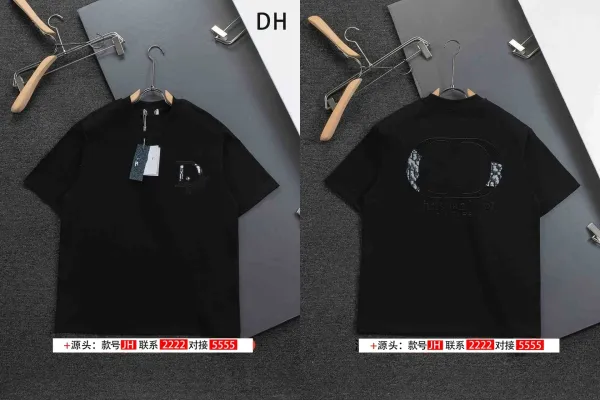 Dior CD Oblique Print Black T-Shirt - 1