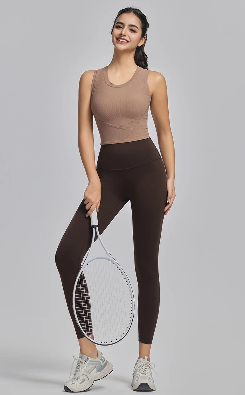 Alo High-Waisted Seamless Leggings Charcoal Gray Leggings - 18