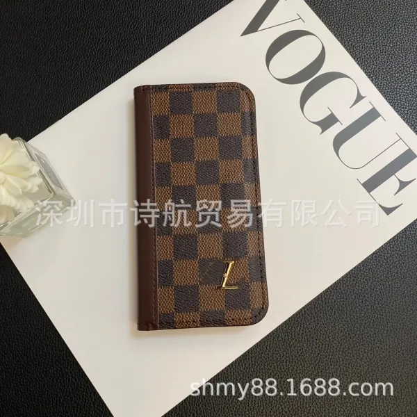 Louis Vuitton Monogram Empreinte Leather Folio Case Black Phone Wallet - 4