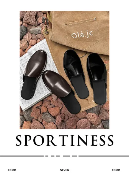 Design Classic Slip-On Mule Black Slippers - 2