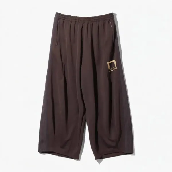 Purple Brand Track Pants Black with Purple Stripes Sweatpants - 4
