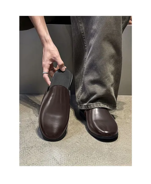 Design Classic Slip-On Mule Black Slippers - 10