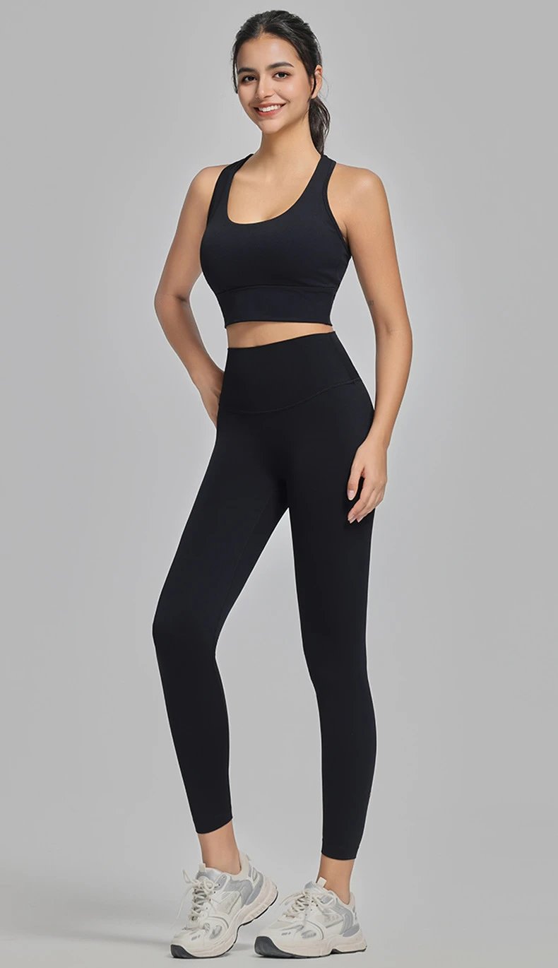 Alo High-Waisted Seamless Leggings Charcoal Gray Leggings - 42
