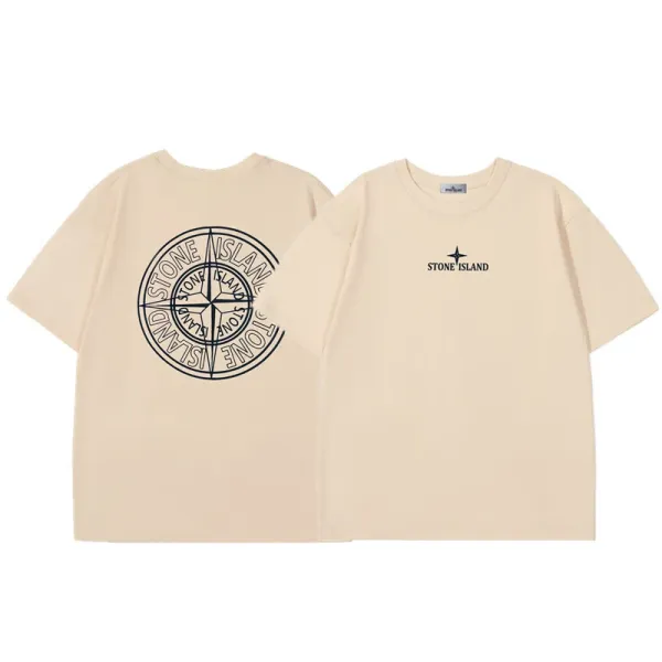 Stone Island Compass Logo T-Shirt Gray - 46