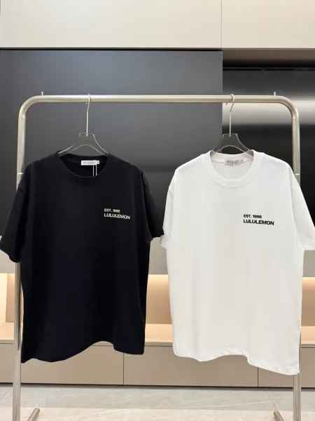 Lululemon EST. 1998 Graphic T-Shirt Black and White - 1