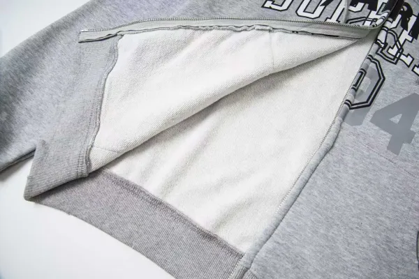 Supreme Archive Logo Zip-Up Hoodie Gray - 15