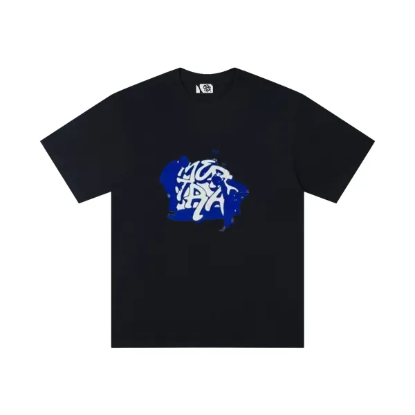 Design Graffiti Logo Black T-Shirt - 1