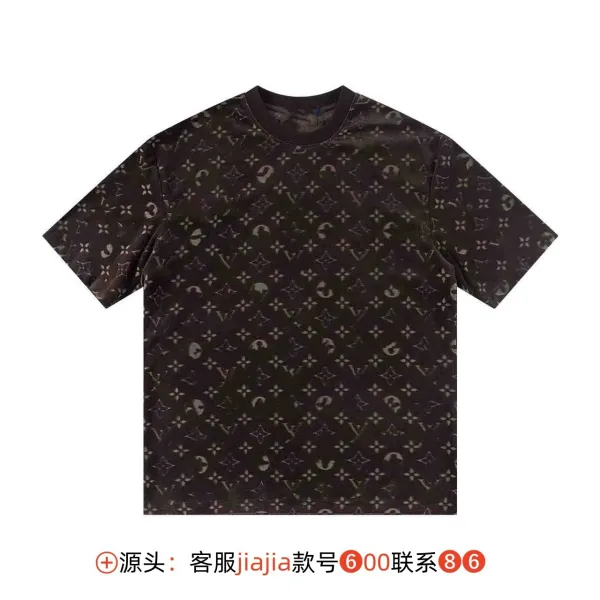 Louis Vuitton Monogram Eclipse T-Shirt Black - 1