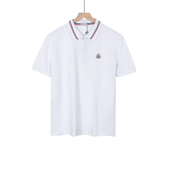 Moncler Logo Polo Green Polo Polo Shirt - 9
