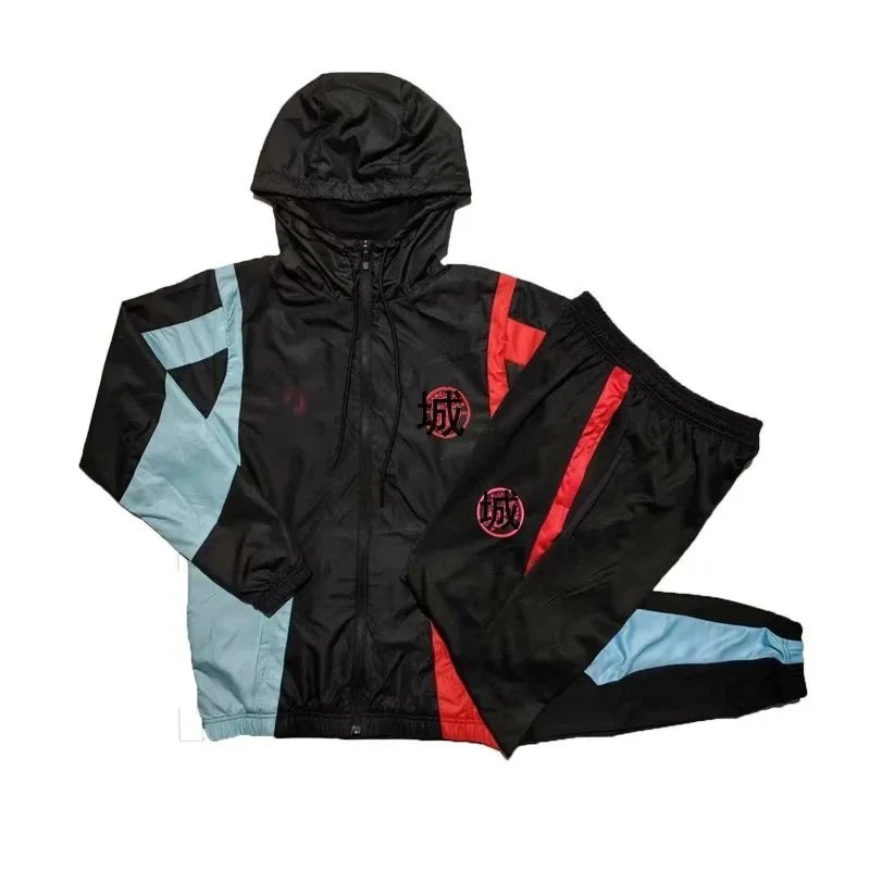 Adidas Ajax Amsterdam Track Jacket Black with Green and Yellow Stripes Outerwear - 8