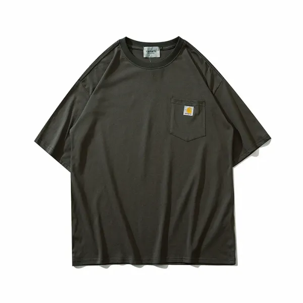 Carhartt Work In Progress Carhartt WIP Arch Logo Navy T-Shirt T-Shirts - 12
